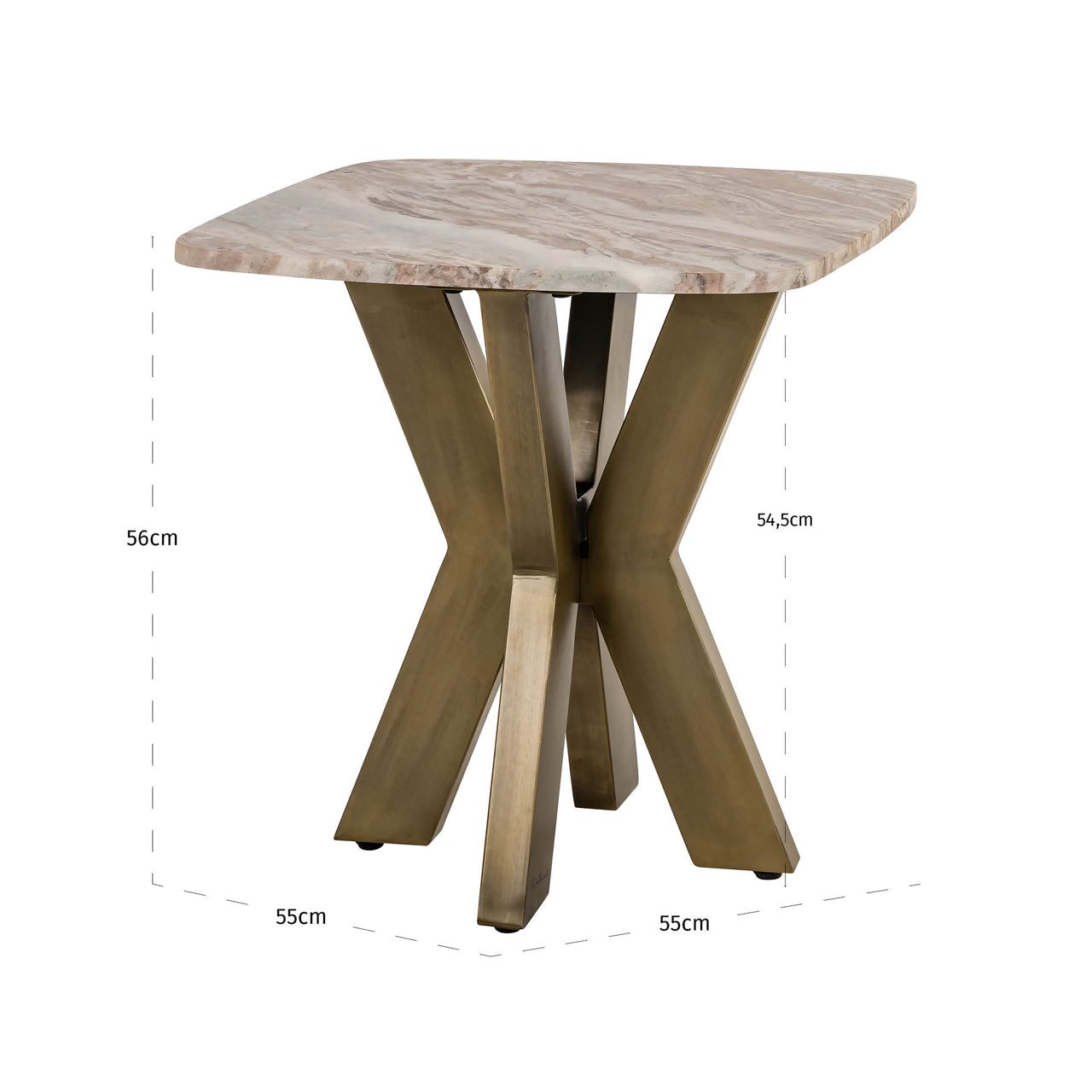 Bijzettafel Bottega (Wit)