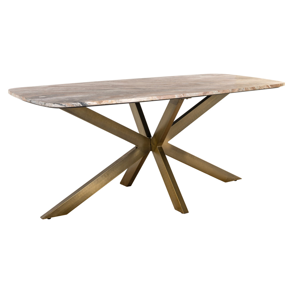 Eettafel Bottega 190 Deens ovaal (Wit)
