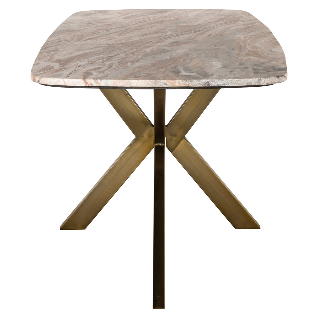 Eettafel Bottega 190 Deens ovaal (Wit)