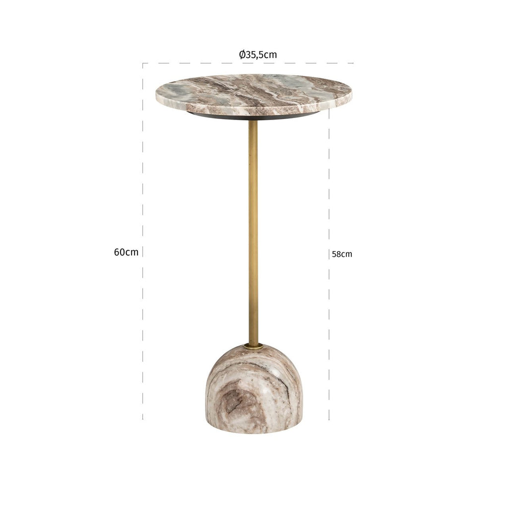 Side table Kobe zand