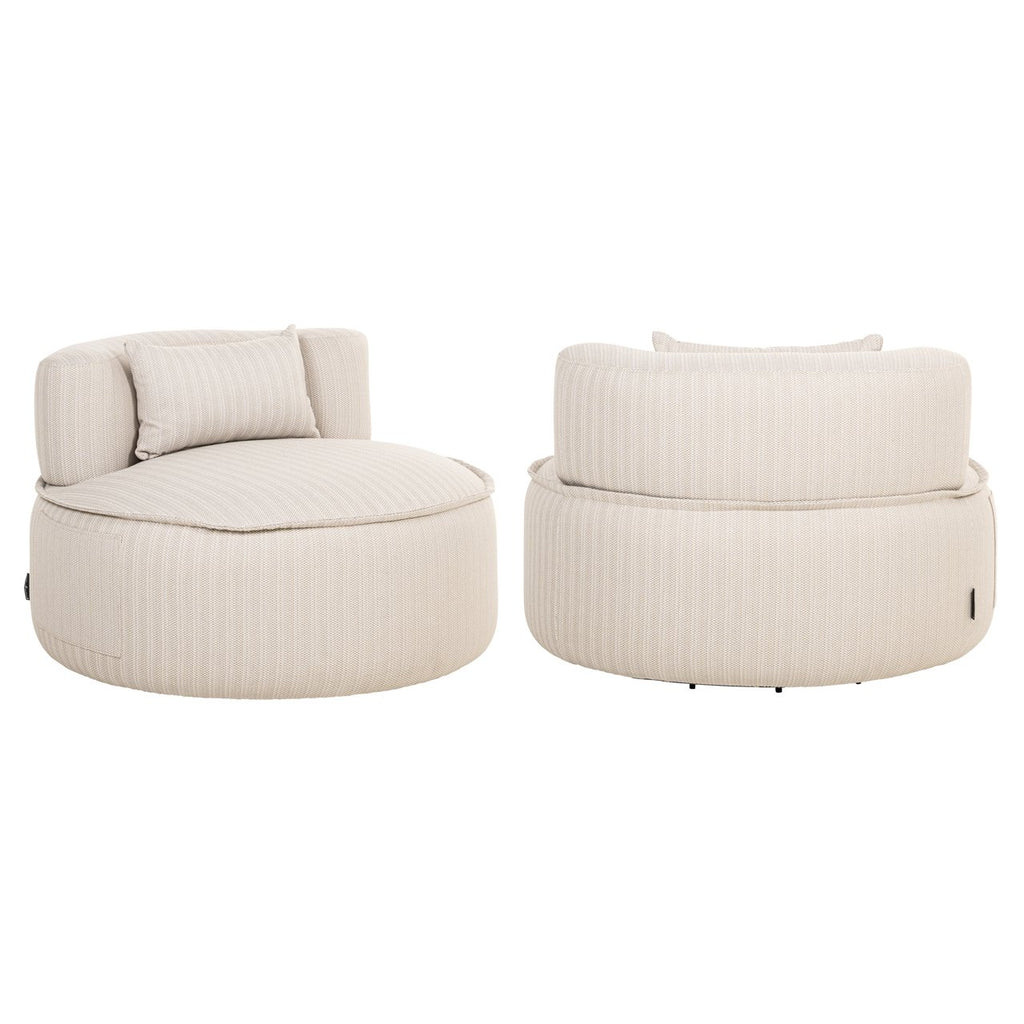 Buitenzitstoel Nammos beige draaibaar
