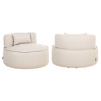 Buitenzitstoel Nammos beige draaibaar