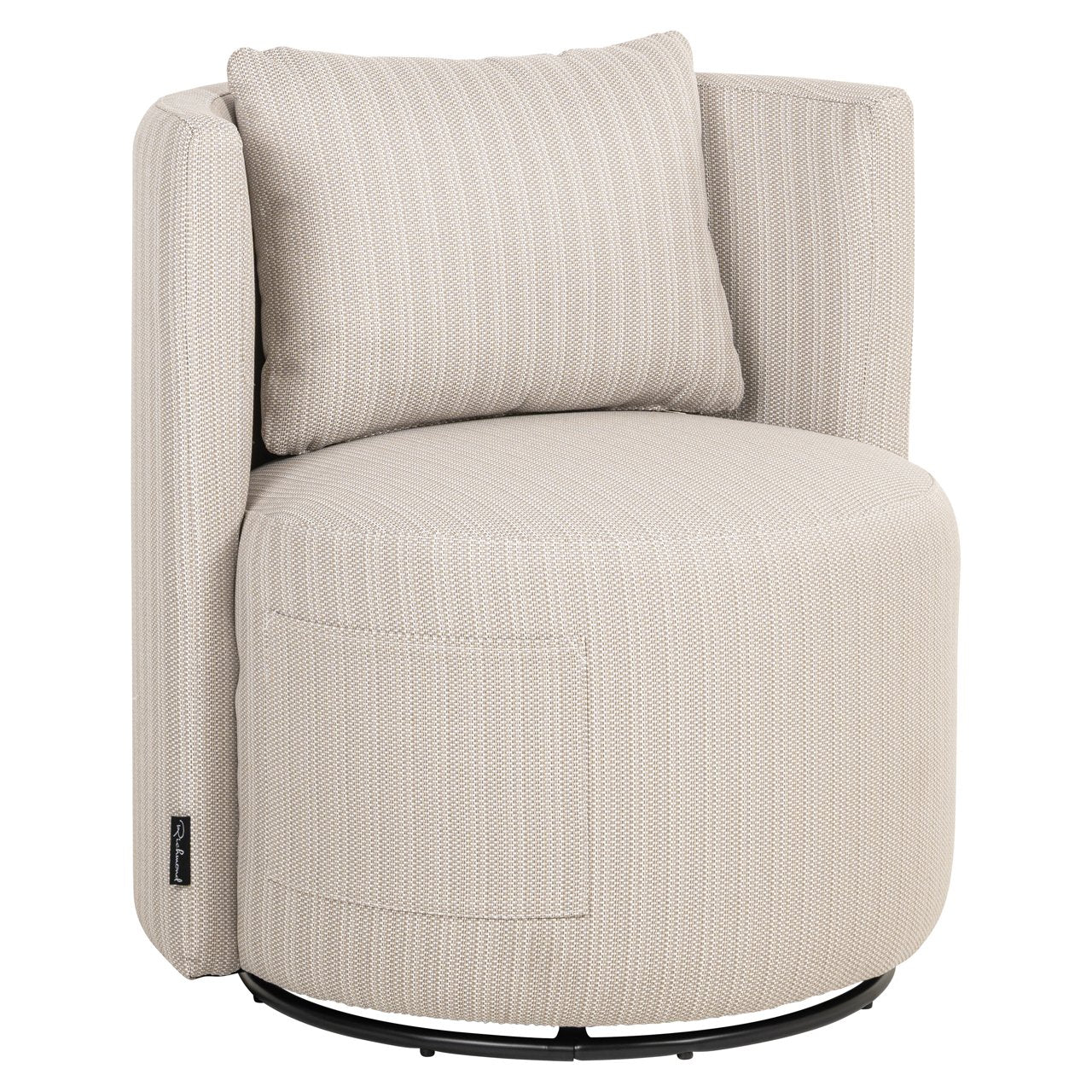 Buiteneetkamerstoel Marlin beige draaibaar