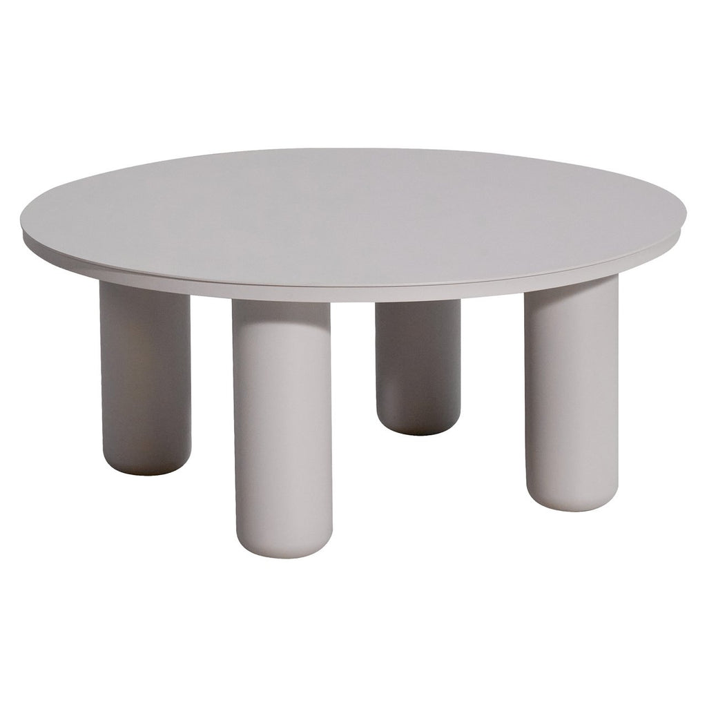 Buitensalontafel Quinn licht beige 86Ø