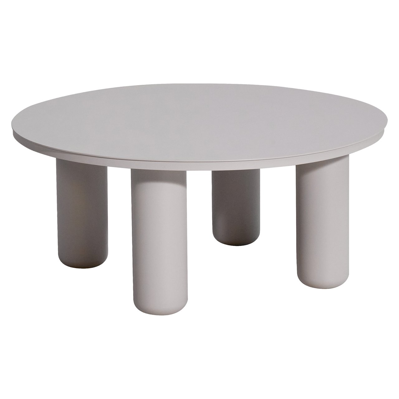 Buitensalontafel Quinn licht beige 86Ø