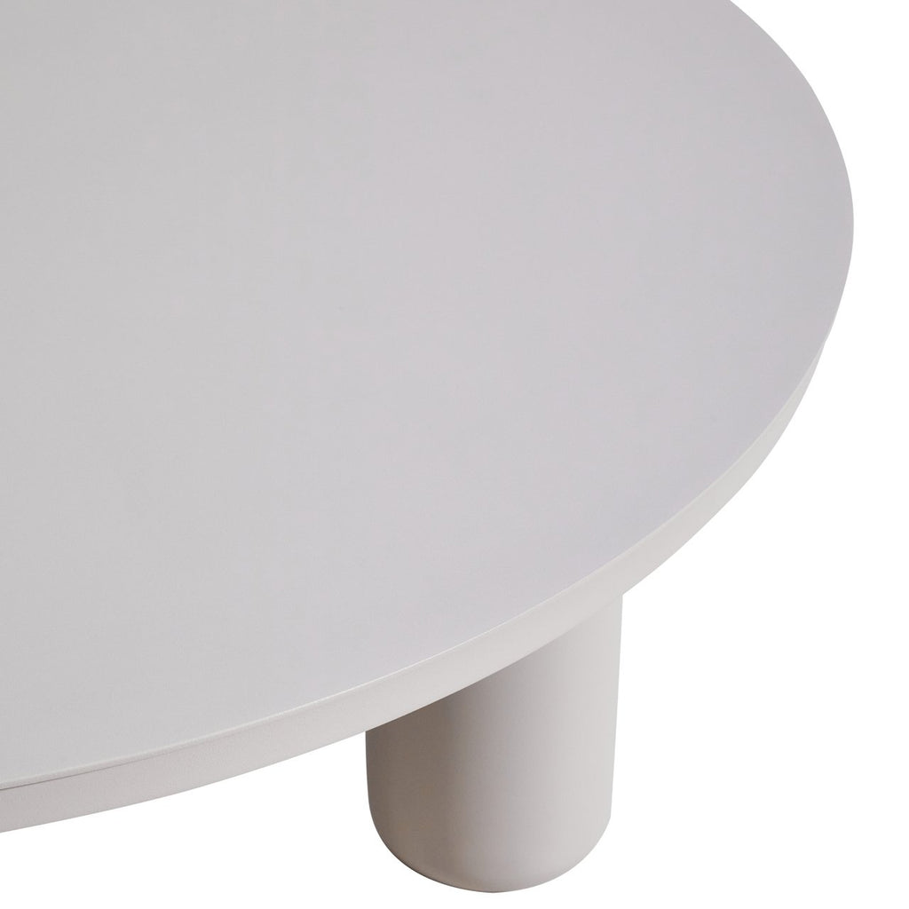 Buitensalontafel Quinn licht beige 86Ø