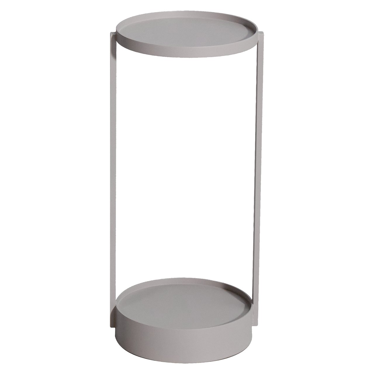Buitenkant bijzettafel Reed licht beige