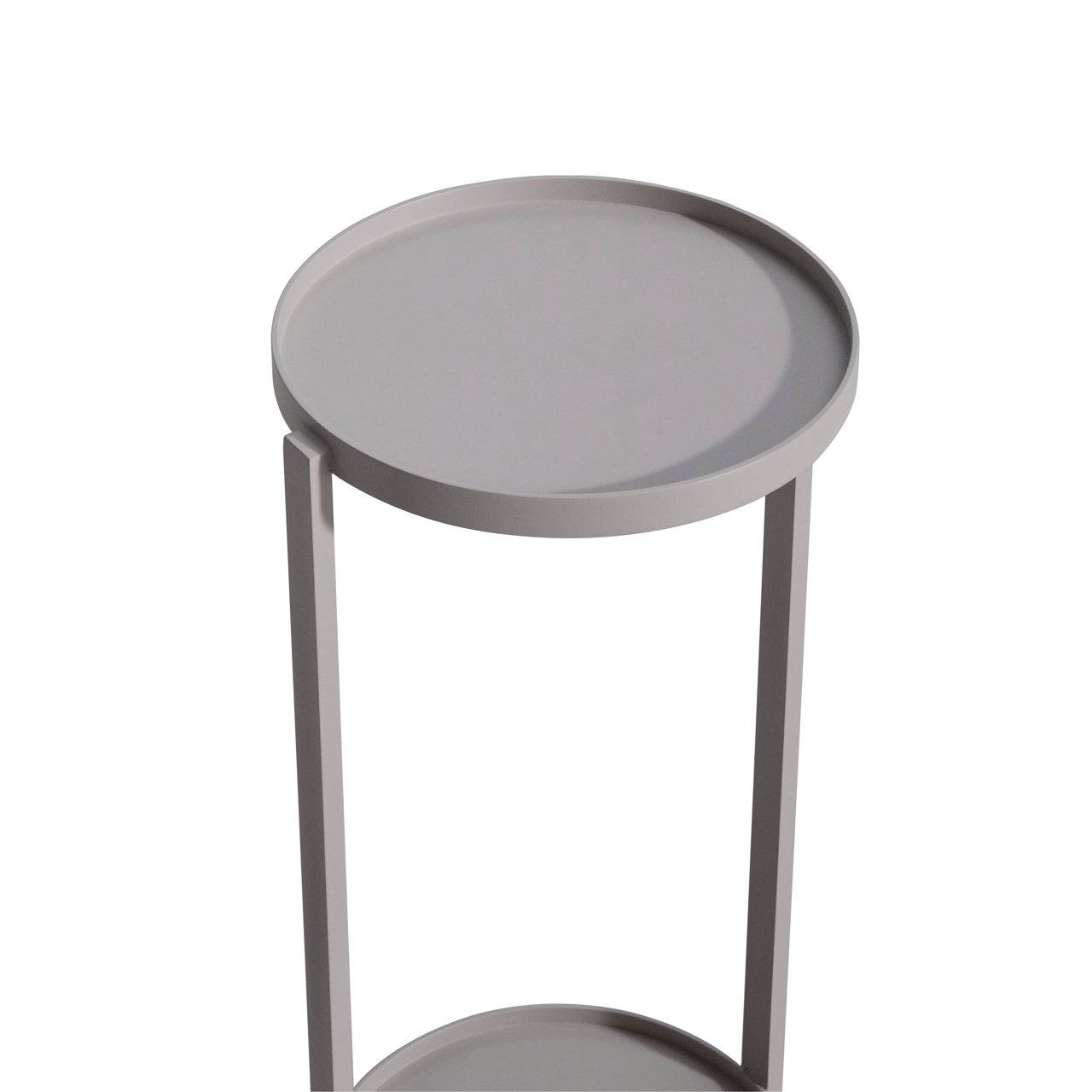 Buitenkant bijzettafel Reed licht beige