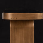 Console Locarno geborsteld goud