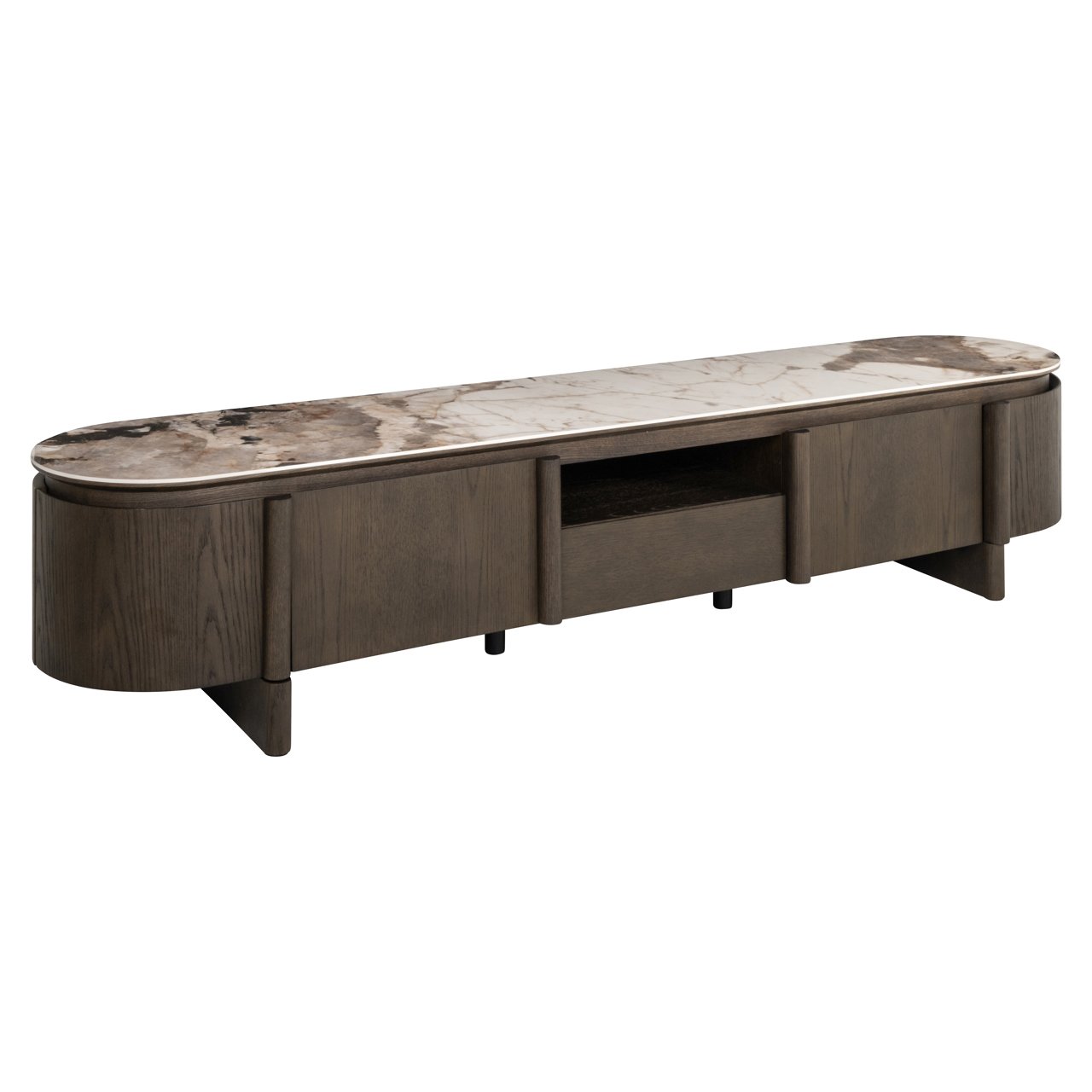 TV-meubel Langford bruin