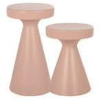 Bijzettafel Kimble roze groot 30Ø