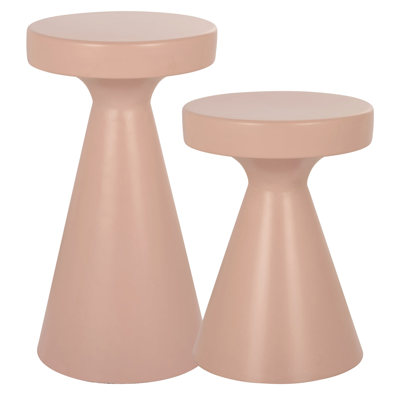 Bijzettafel Kimble roze groot 30Ø