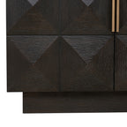Dressoir Claremont 4-deurs (Bruin)