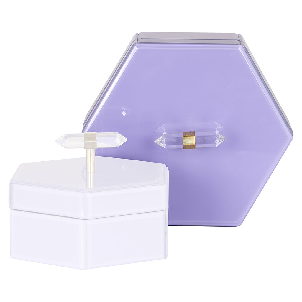 Opbergbox Jutta groot (Paars)