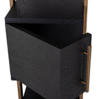 Wandkast Cambon 4-deuren 4-planken (Donker koffie)