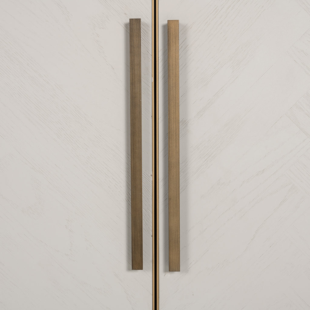 Dressoir Whitebone messing 4-deuren (Verona Grijs)
