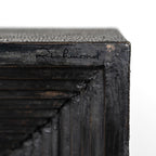 Wandtafel Gizen (Zwart/goud)