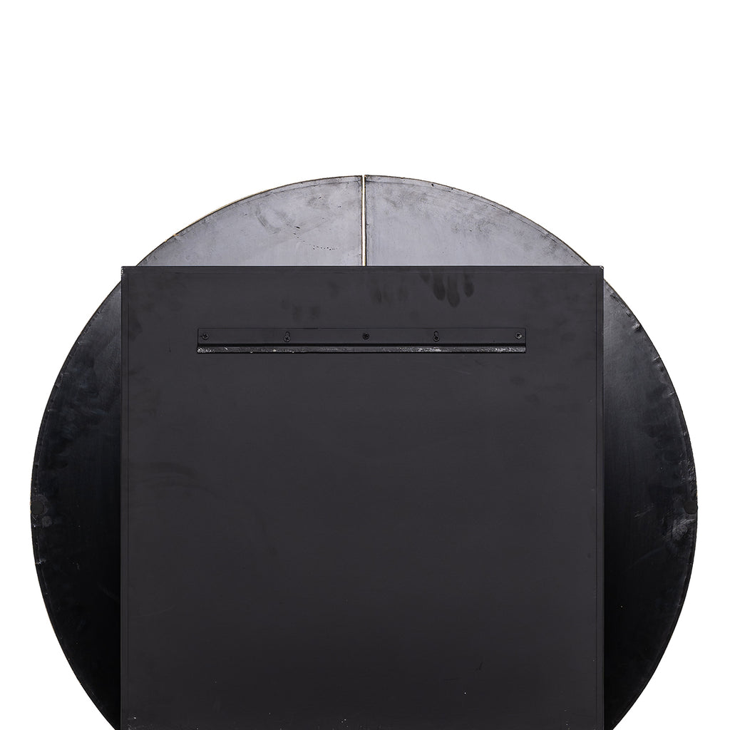 Wandkast Bowie (Zwart/goud)