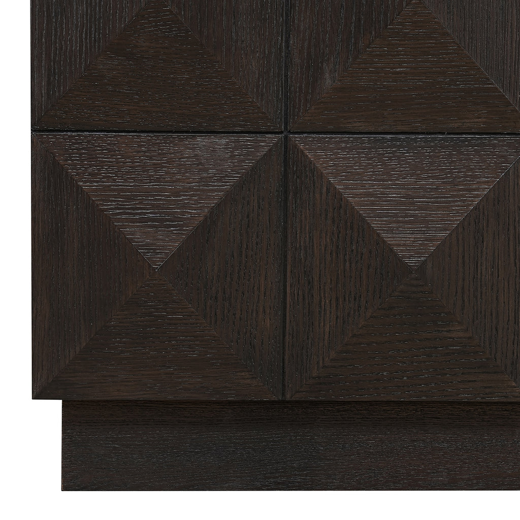 Wandkast Claremont 2-deurs (Bruin)