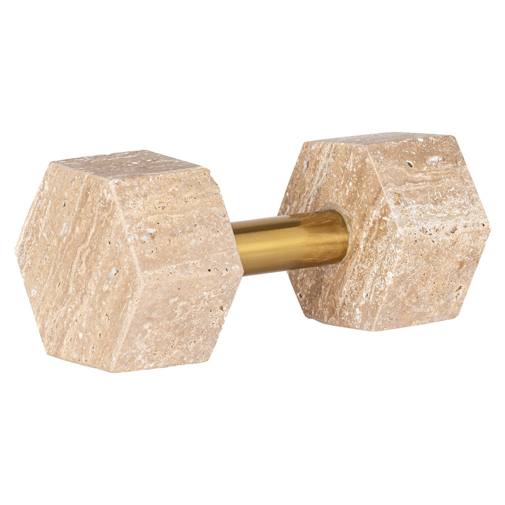 Decoratief object Dumble beige