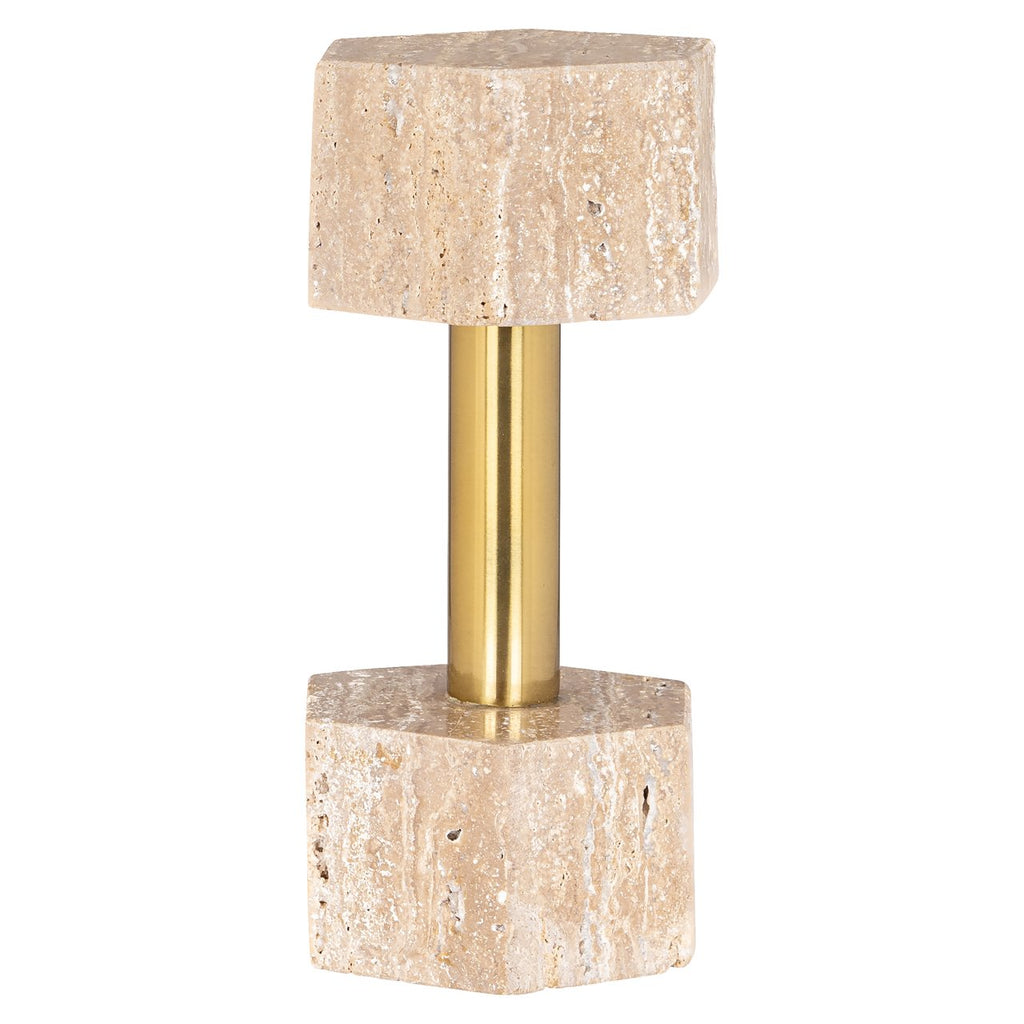 Decoratief object Dumble beige