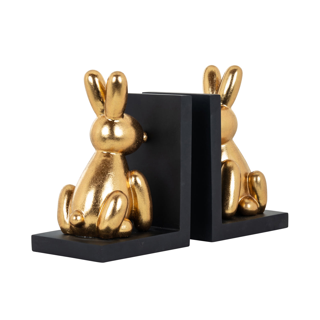 Boekenstandaards Cony zwart/goud