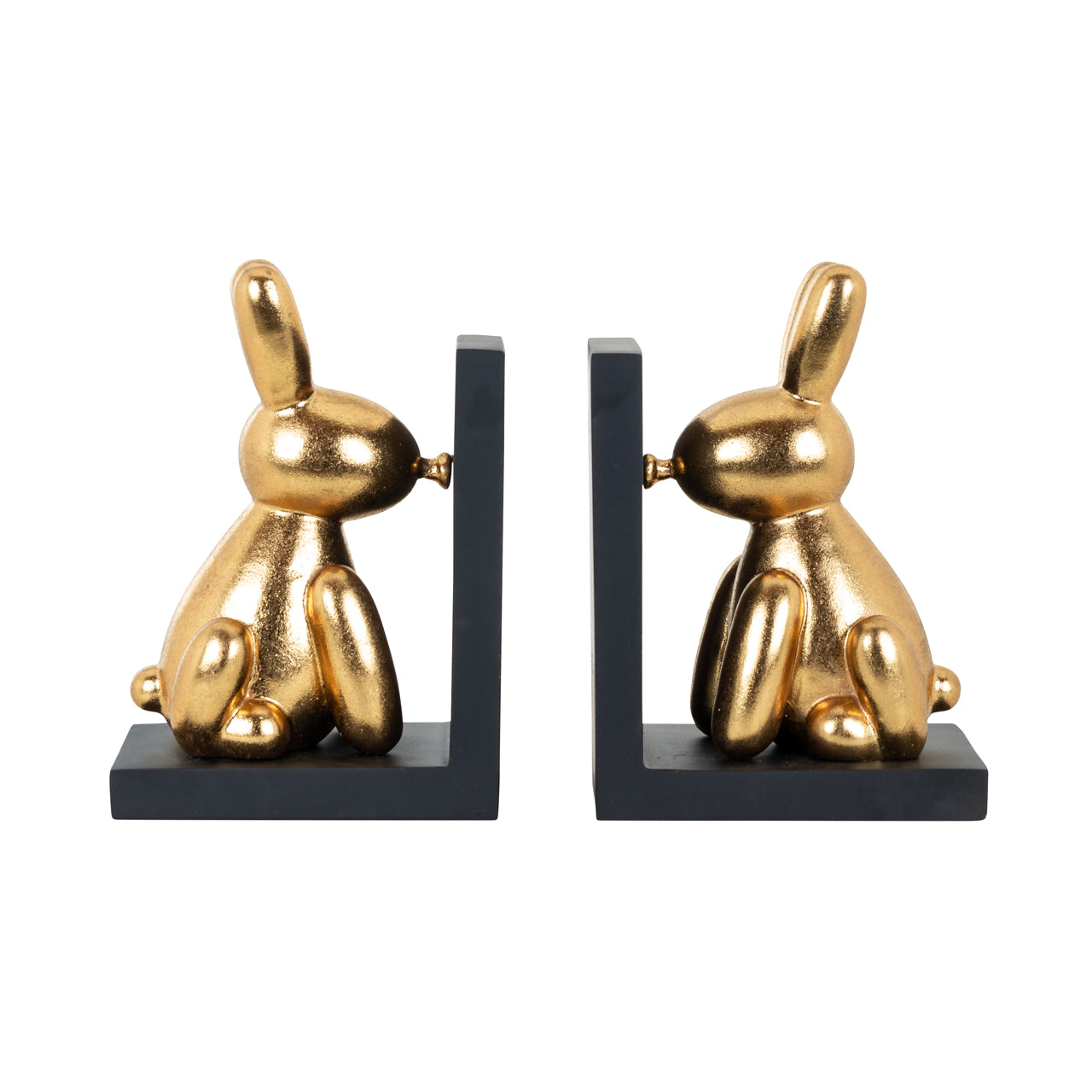 Boekenstandaards Cony zwart/goud