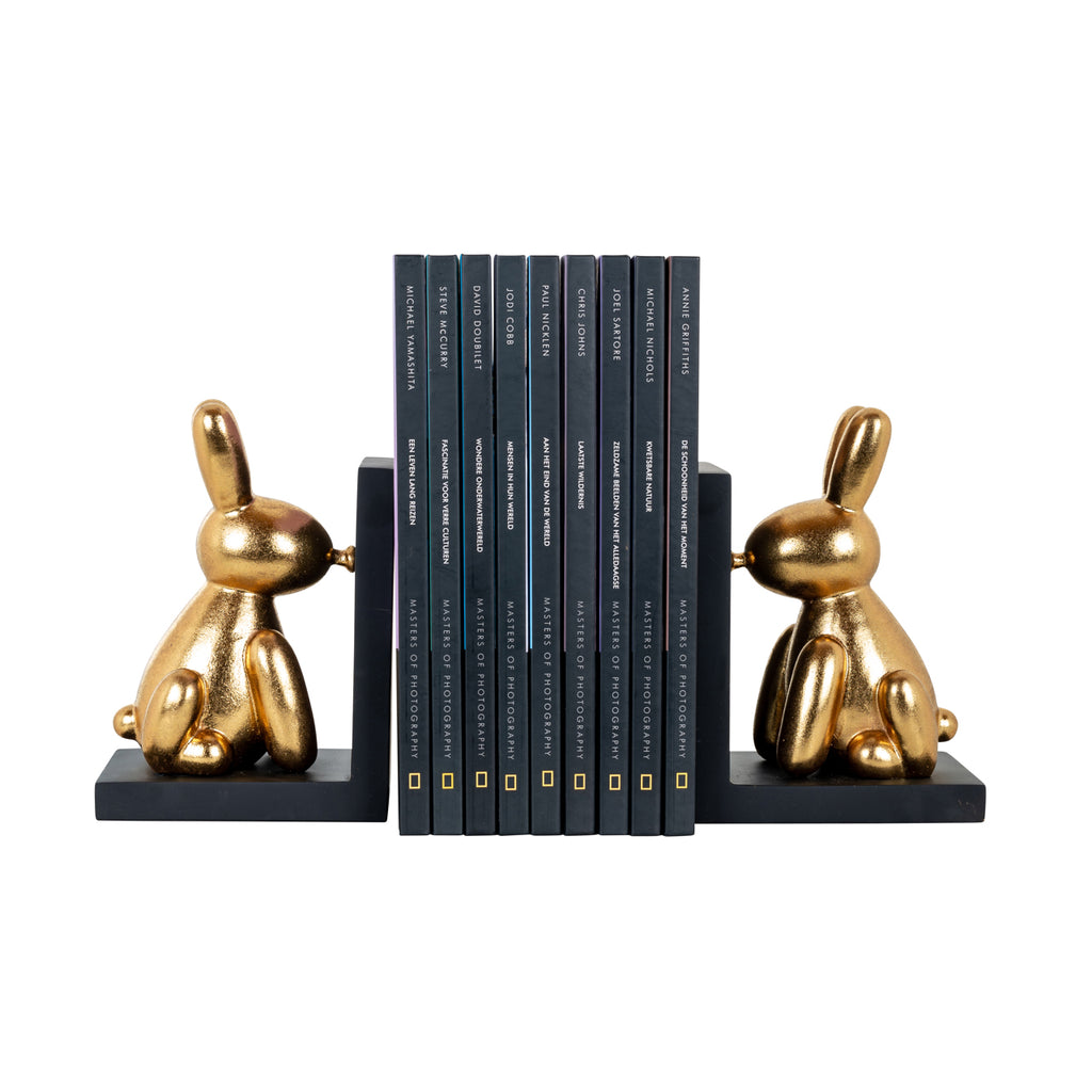 Boekenstandaards Cony zwart/goud