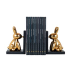 Boekenstandaards Cony zwart/goud