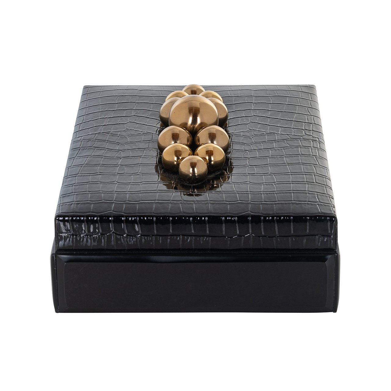 "Storage box Nina zwart groot"