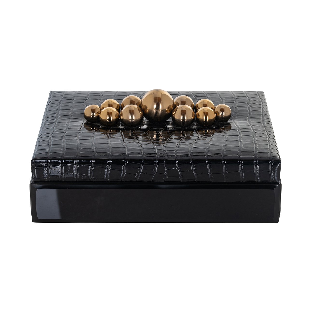 "Storage box Nina zwart groot"