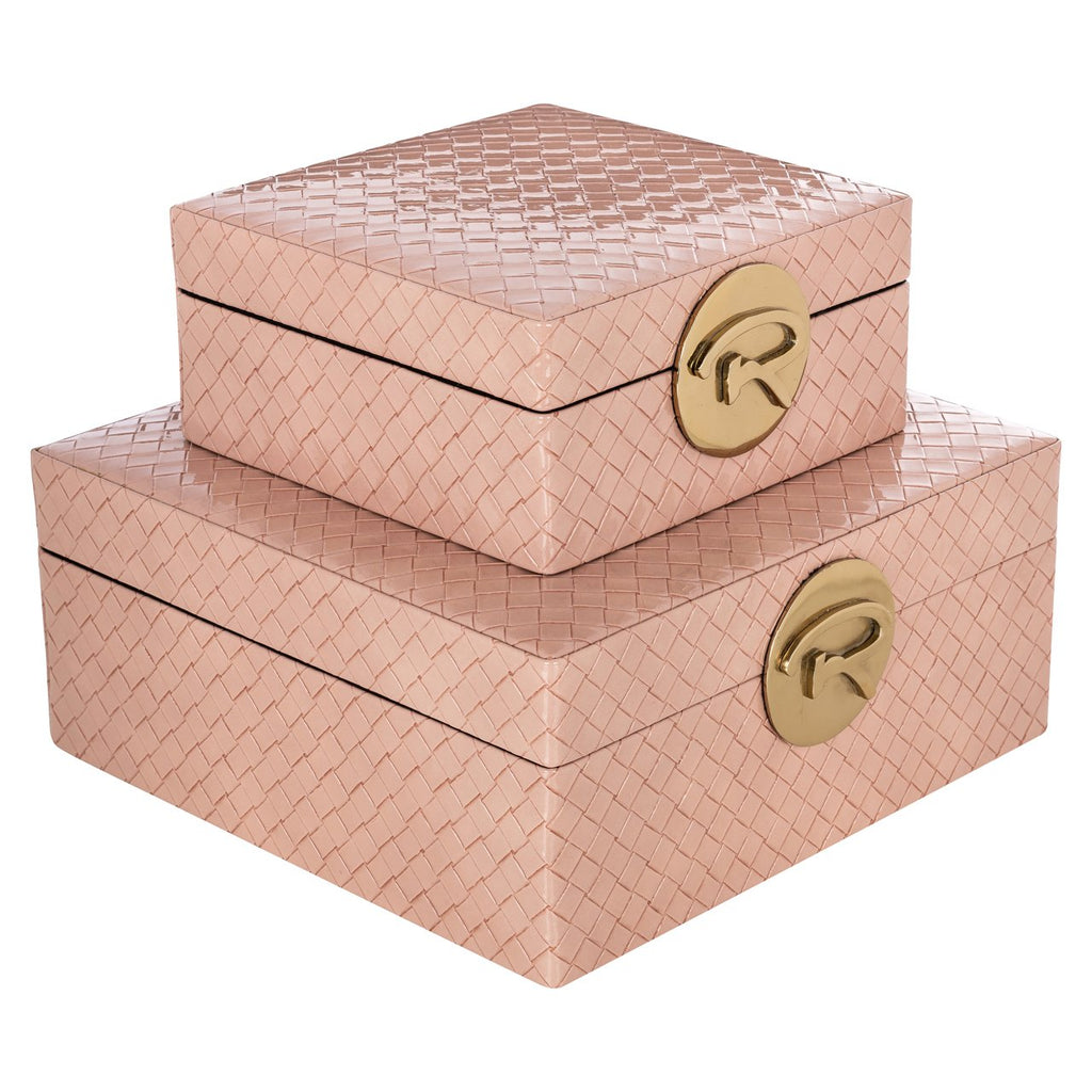 Storage box Rosaly roze