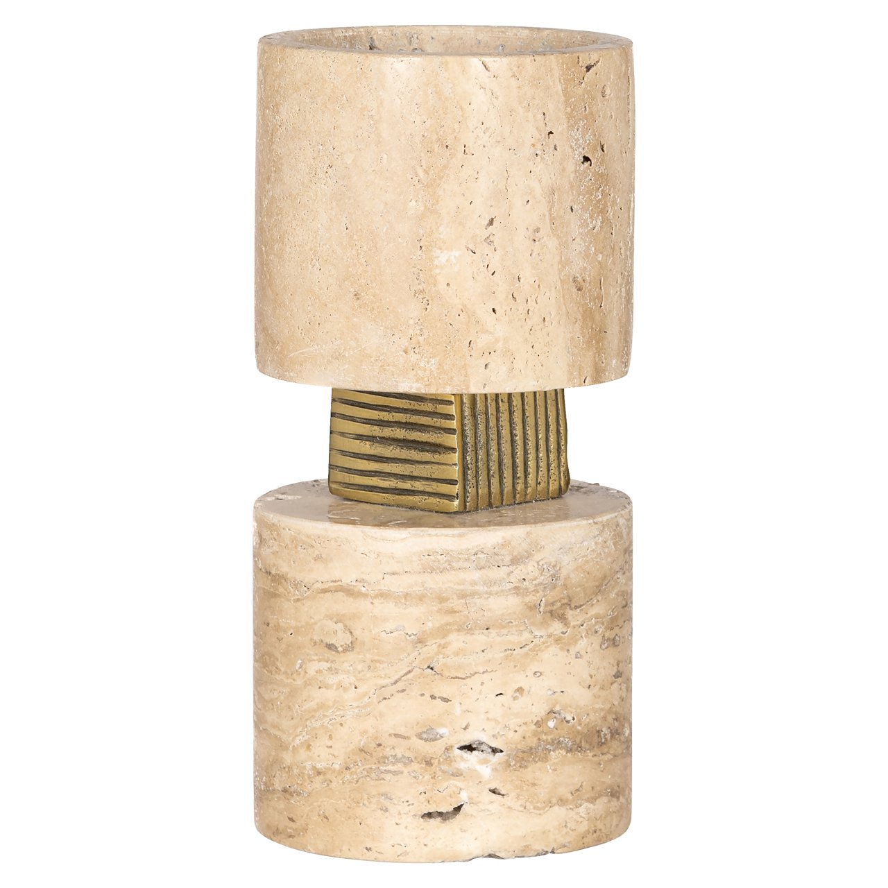 Kandelaar Boaz beige klein
