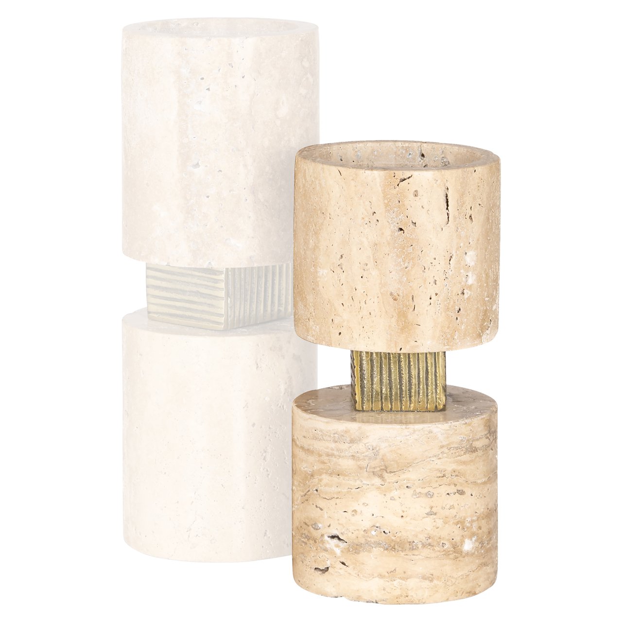 Kandelaar Boaz beige klein