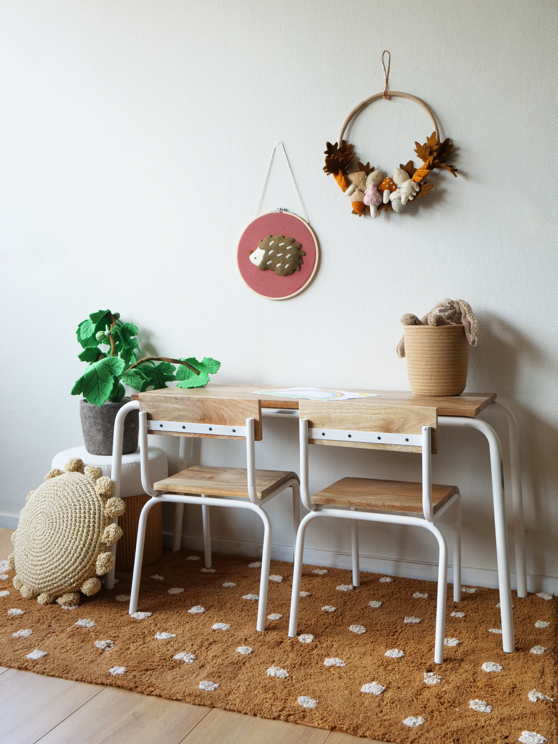 "Original chair wood-metal white (set of 2)"