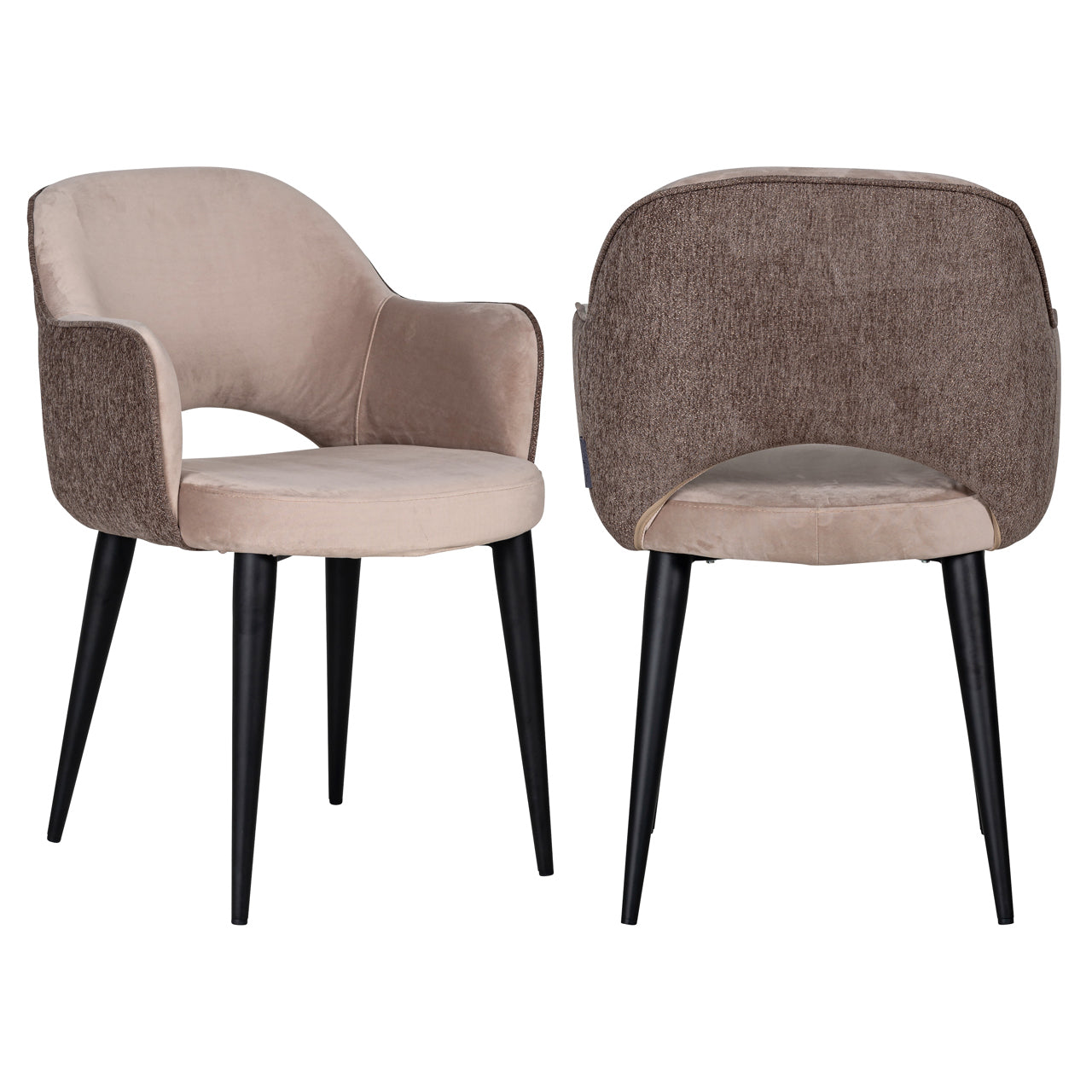 Stoel Giovanna kwarts khaki / Alaska steen (Alaska 102 Steen)