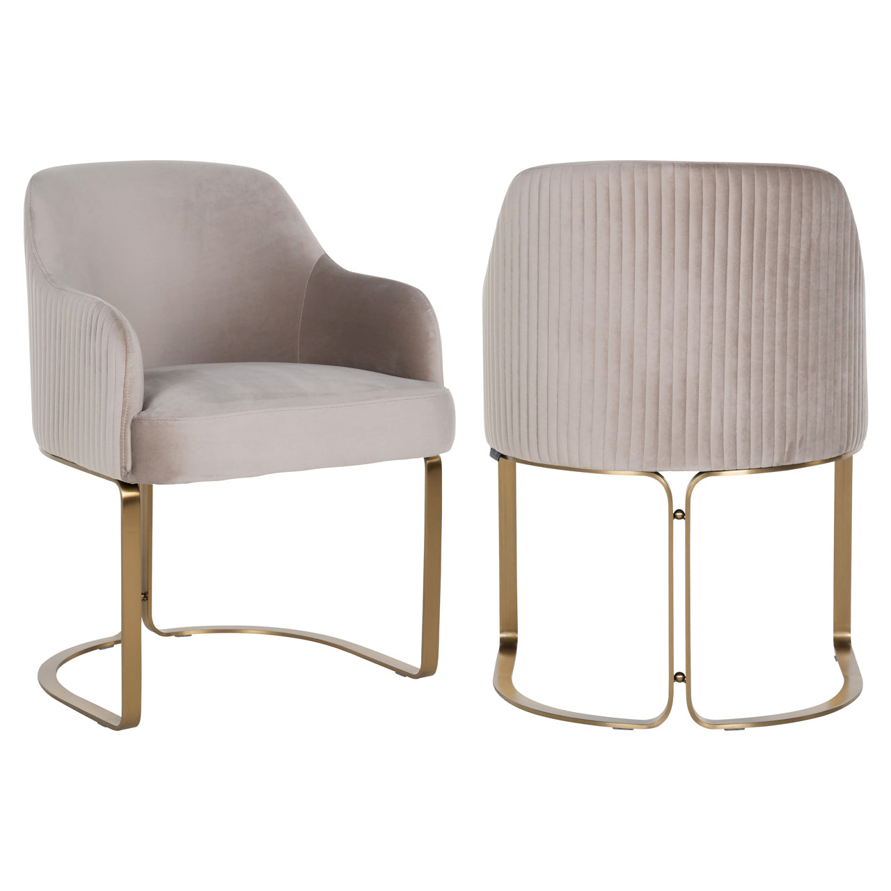 Stoel Hadley khaki fluweel brandvertragend (FR-Quartz 903 Khaki)