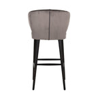 Barstoel Indigo steen fluweel (Quartz Stone 101)