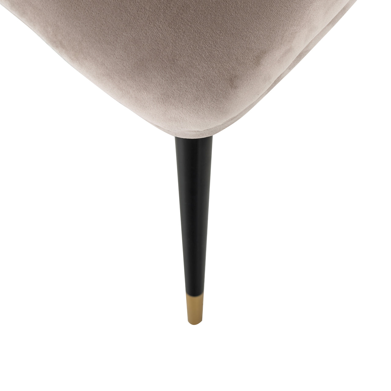 Stoel Alicia khaki fluweel brandvertragend (FR-Quartz 903 Khaki)