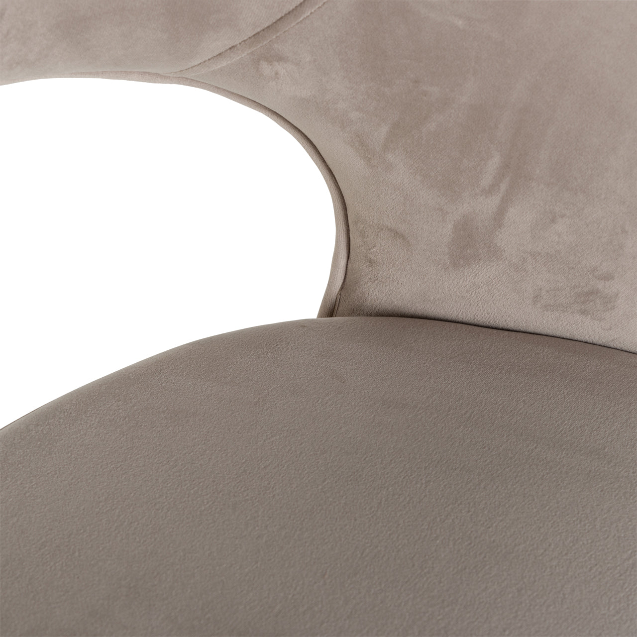 Stoel Savoy khaki fluweel (Quartz Khaki 903)