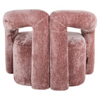 Fauteuil Dana roze chenille (Bergen 705 roze chenille)