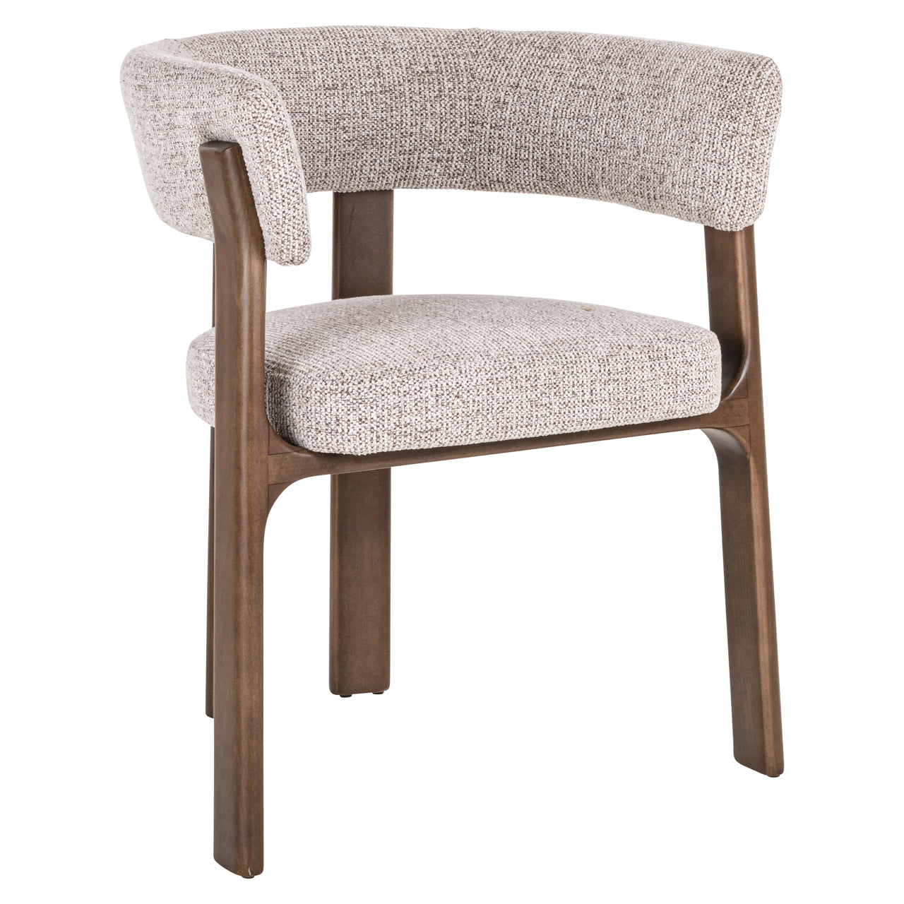 Eetkamerstoel Contigo mocca fancy