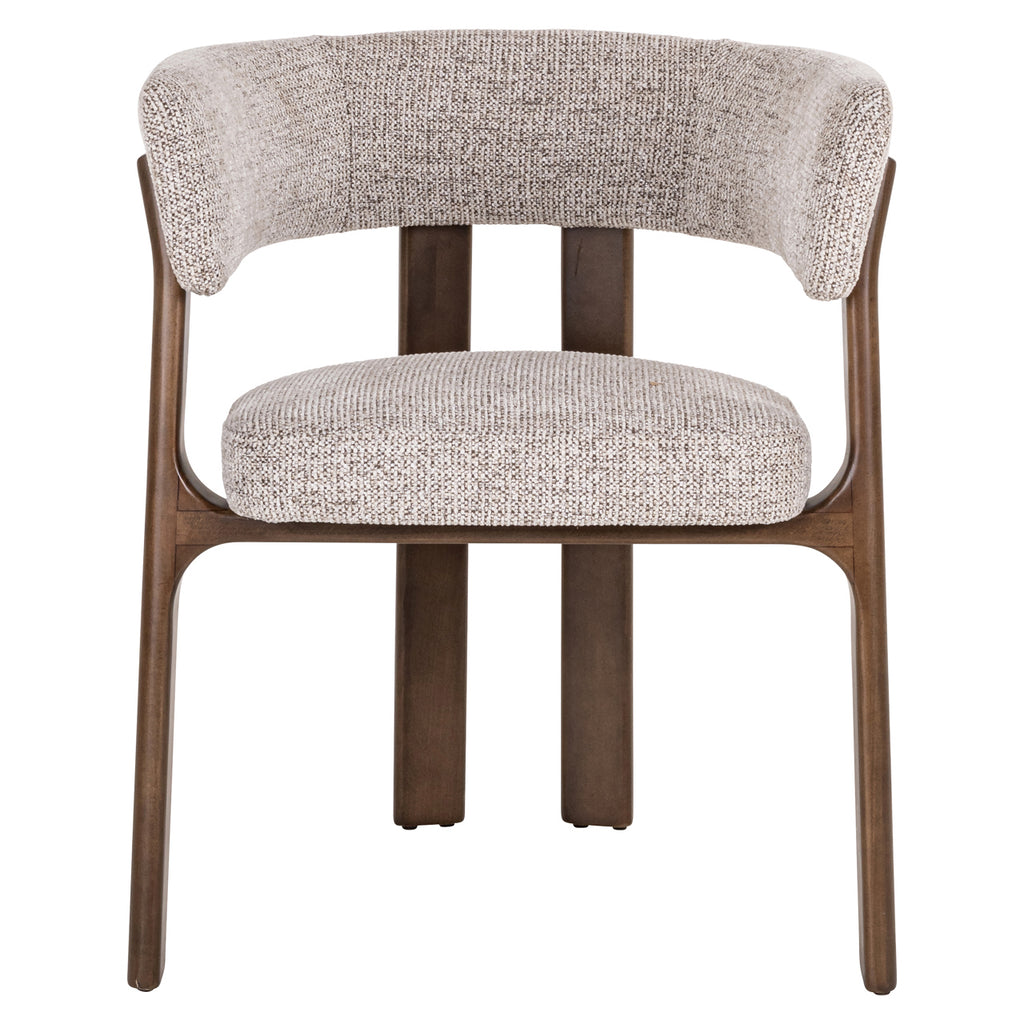 Eetkamerstoel Contigo mocca fancy