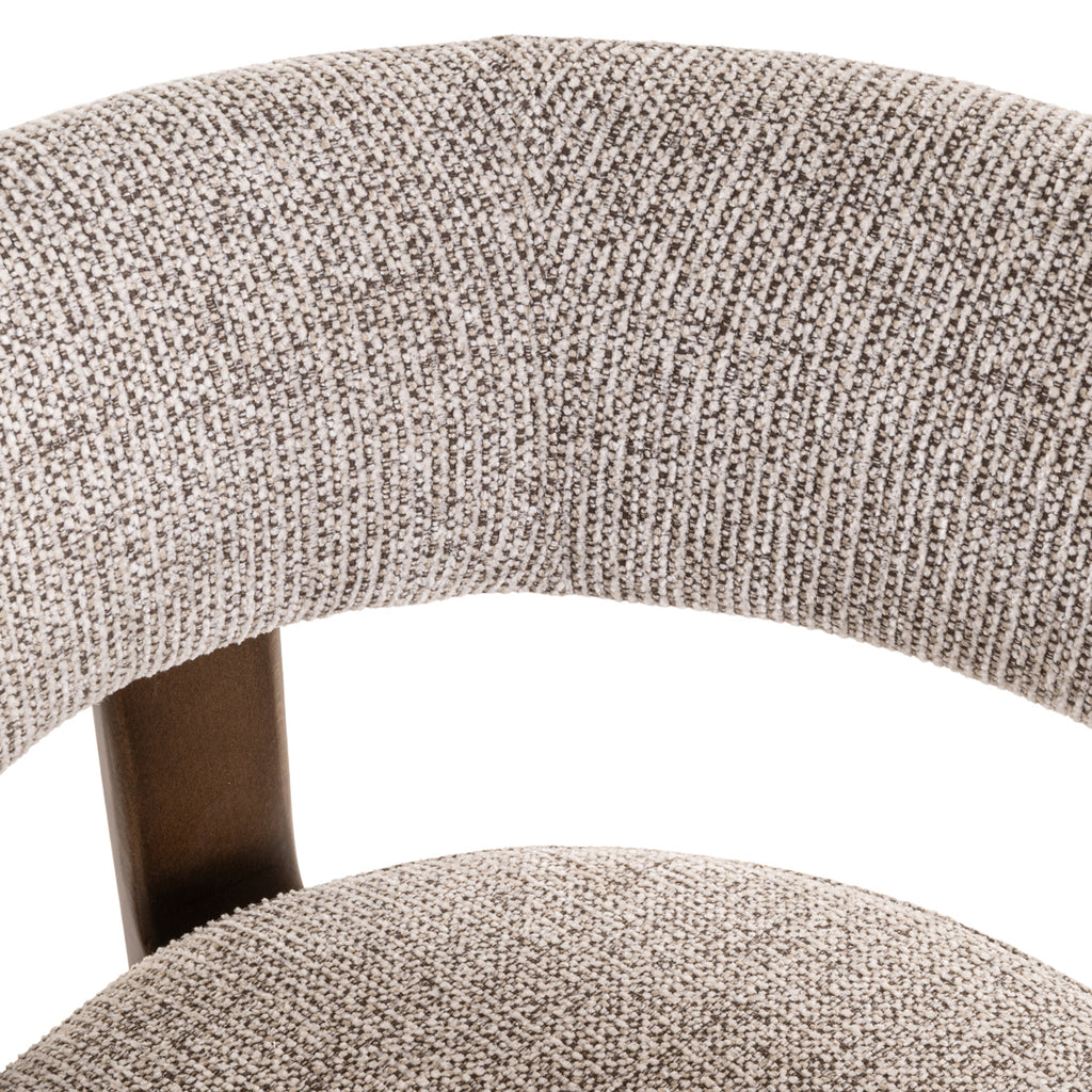 Eetkamerstoel Contigo mocca fancy