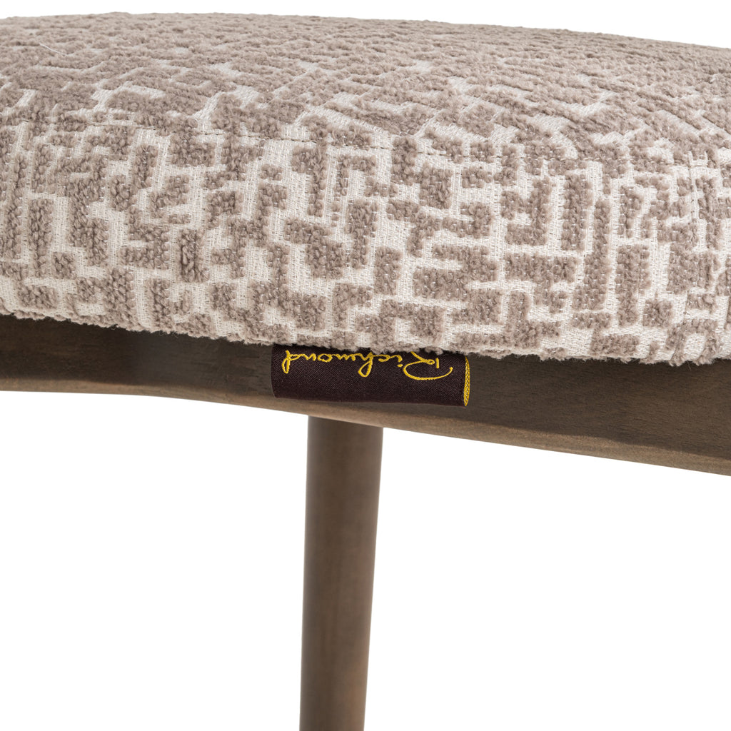 Eetkamerstoel Basker natuurlijke geo (Set van 2)