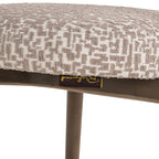 Eetkamerstoel Basker natuurlijke geo (Set van 2)