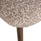 Eetkamerstoel Basker natuurlijke geo (Set van 2)