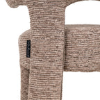 Eetkamerstoel Nerio mocca lineair