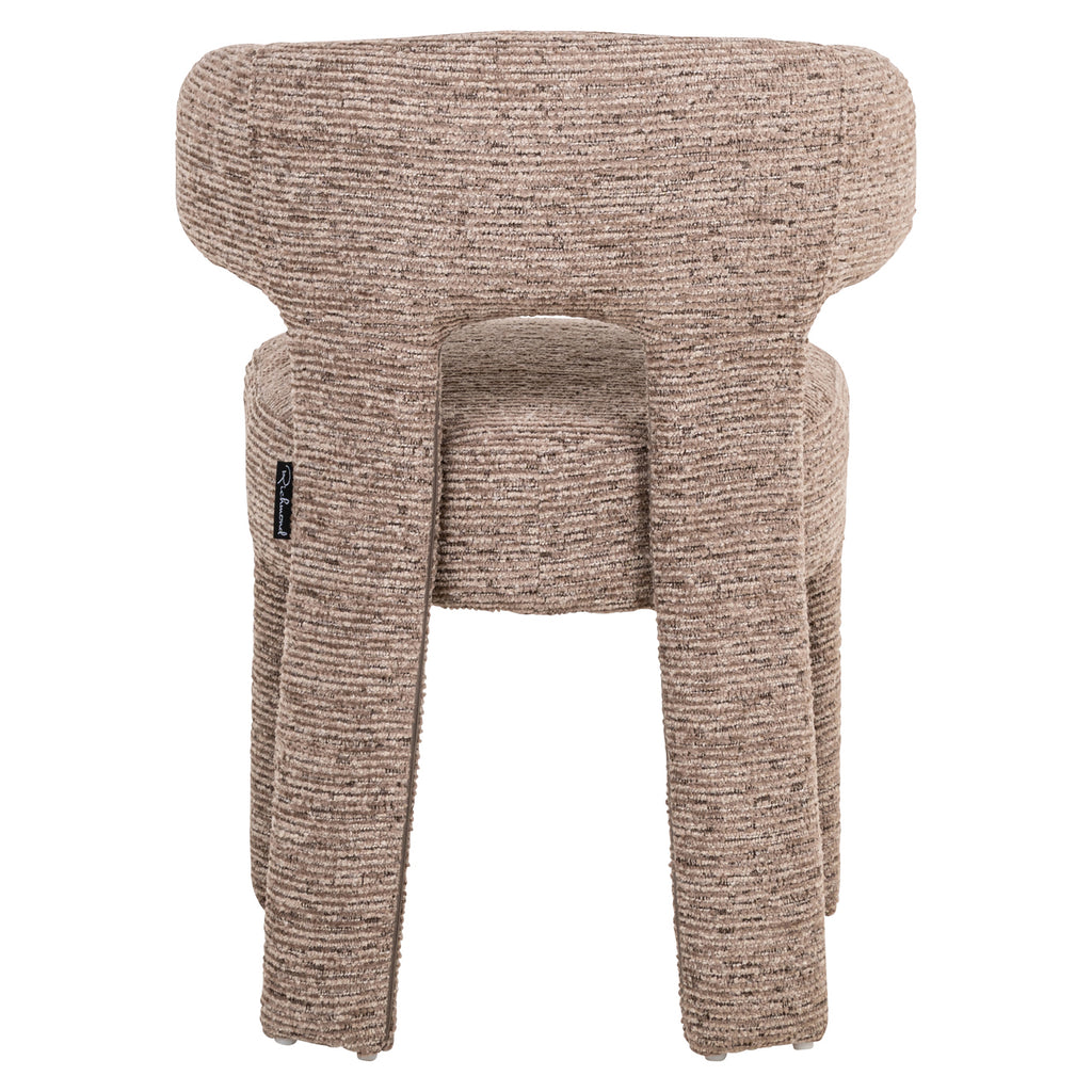 Eetkamerstoel Nerio mocca lineair