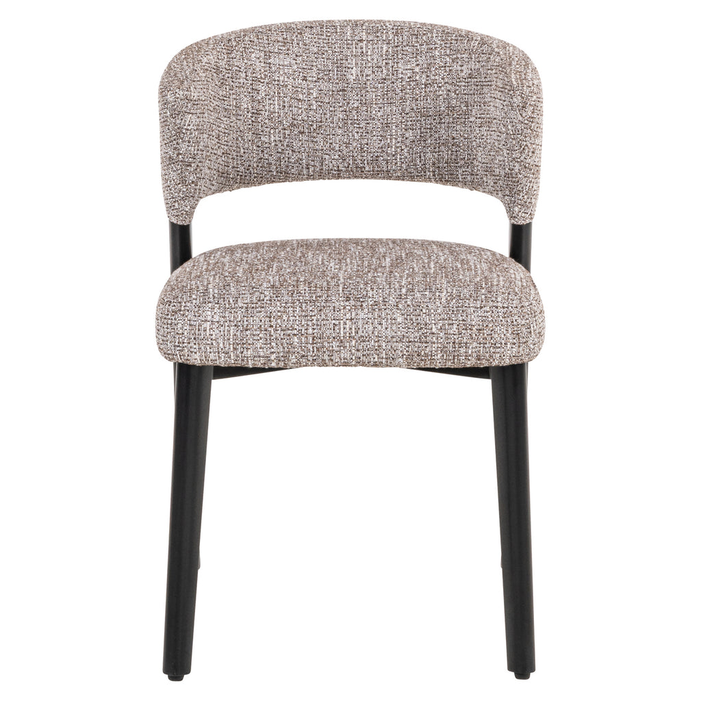 Eetkamerstoel Zeno aarde tweed